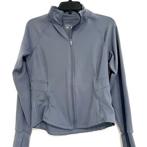 Jockey Women's Slate Gray Full-Zip Utility Jacket